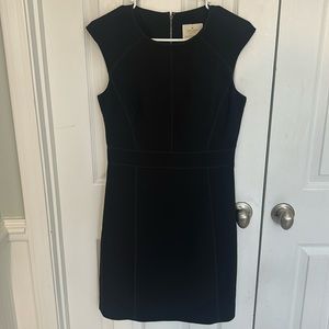 Kate Spade classic zip up black dress